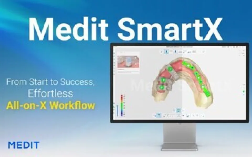 Medit představuje Medit SmartX – nové řešení pro All-on-X