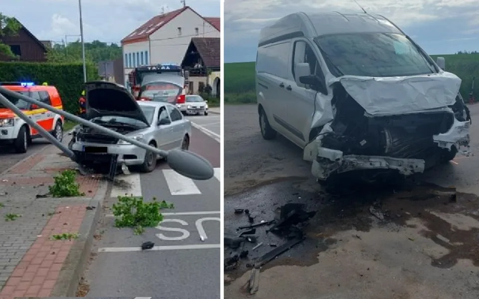 Kritické pondělí na silnicích Pelhřimovska. Senioři bourali v Čejově i Zhořci. Foto: Se svolením Policie ČR
