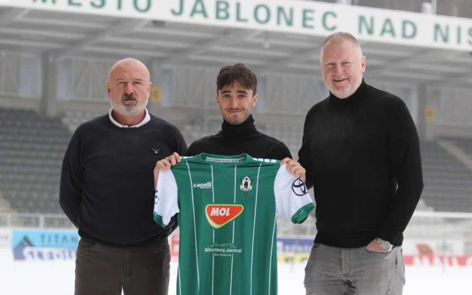 Michal Černák v Jablonci.