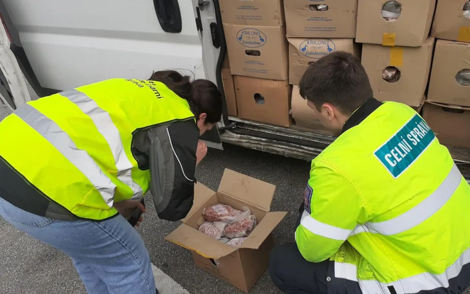 Celníci na Vysočině zadrželi tunu závadného masa. Pár kusů už mělo šedou barvu