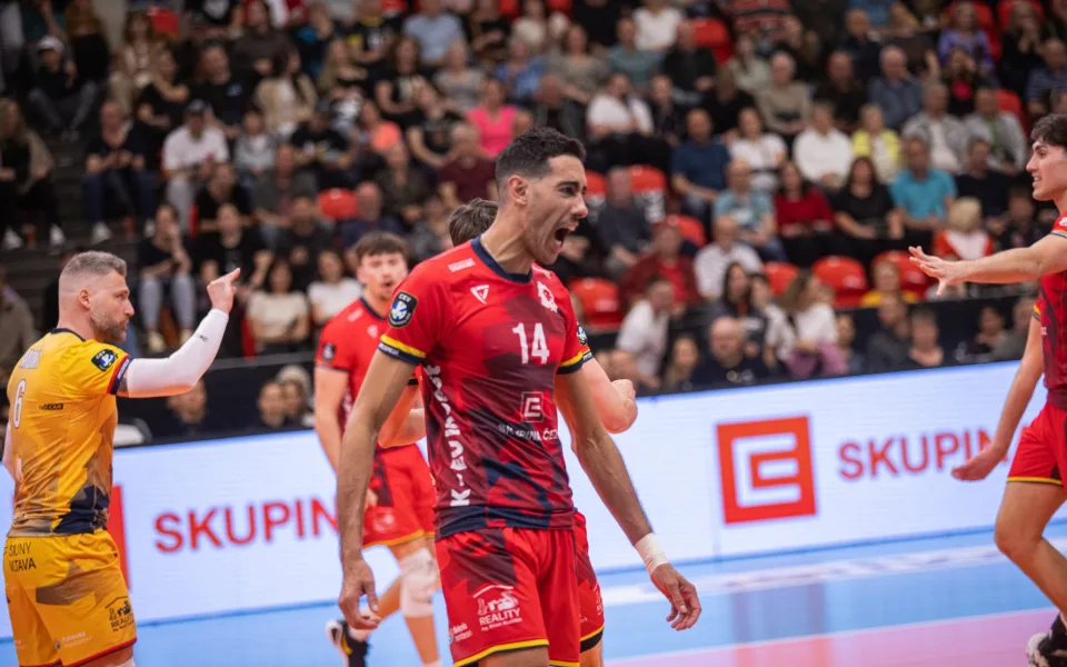 První finále extraligy volejbalistů patřilo Karlovarsku, Lvy doma porazilo 3:0.
