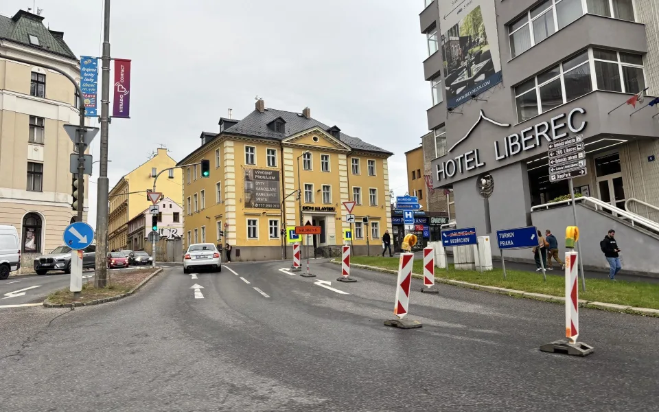 V Liberci bude tři dny částečně neprůjezdné Šaldovo náměstí