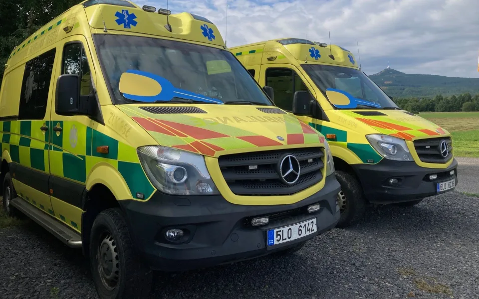Liberecký kraj pošle na Ukrajinu další tři vyřazené sanitky záchranné služby