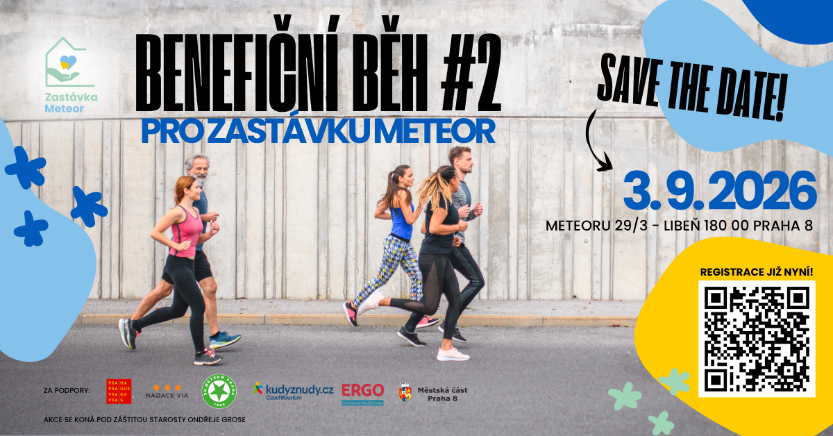 Benefiční běh pro Zastávku Meteor 2026